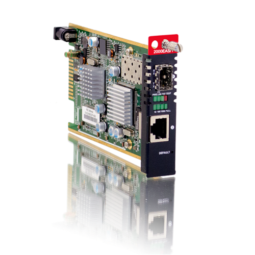 10/100/1000Base-T×1ポートから100/1000Base-X SFP×1ポート: FRM220A-2000EAS/1