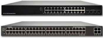 10GアップリンクL2スイッチ：DCGS-2828XB/DCGS-2852X