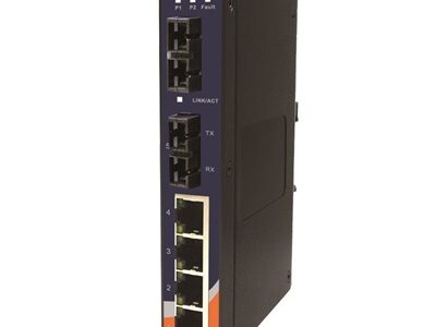 4ポート10/100TX＋2ポート100FX イーサネットスイッチ：IES-1042FXシリーズ